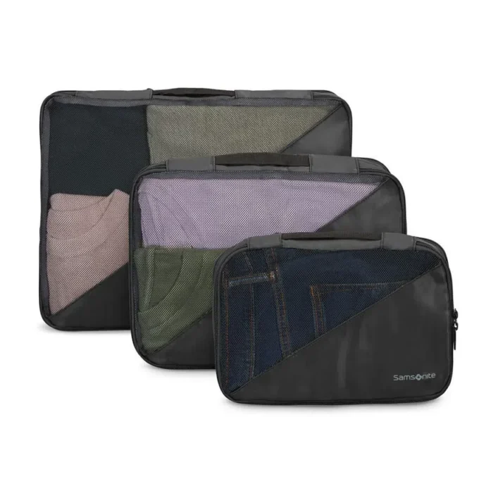 3-teilige Kompressions-Packwürfel