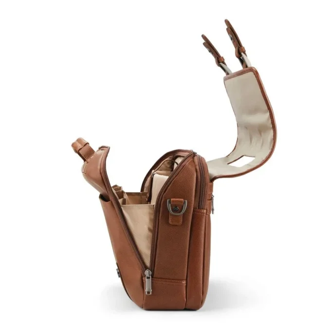 Klassische Leder-Klapptasche