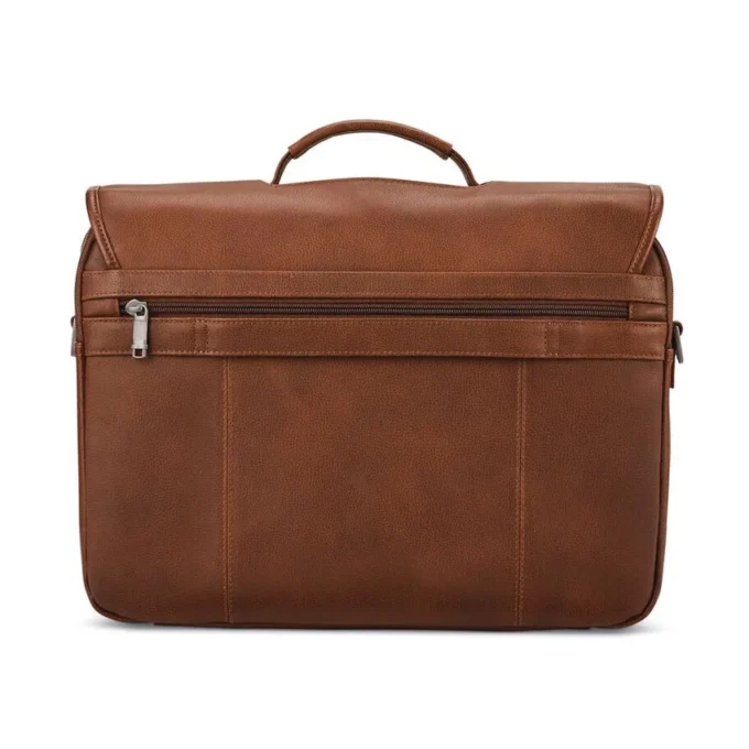 Klassische Leder-Klapptasche