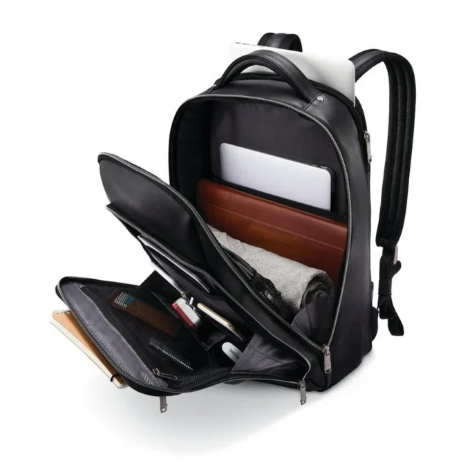Klassischer Leder-Rucksack