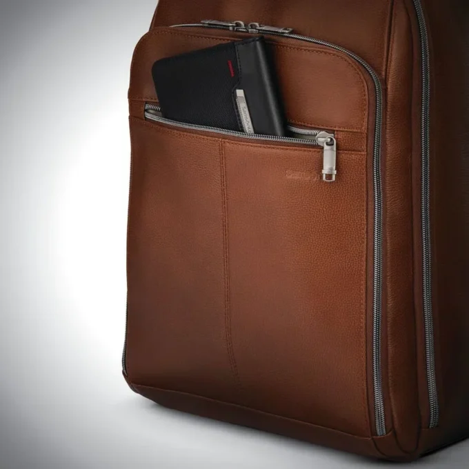 Klassischer Leder-Rucksack