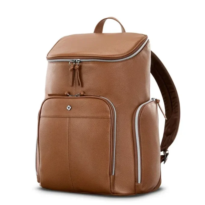 Mobile Solution 2 Deluxe-Rucksack aus Leder