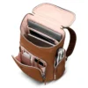 Mobile Solution 2 Deluxe-Rucksack aus Leder
