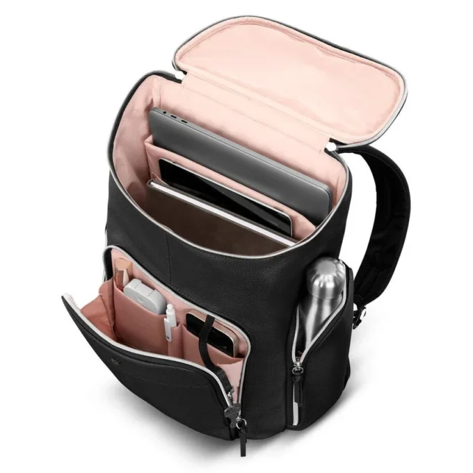 Mobile Solution 2 Deluxe-Rucksack aus Leder