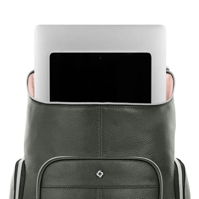 Mobile Solution 2 Deluxe-Rucksack aus Leder