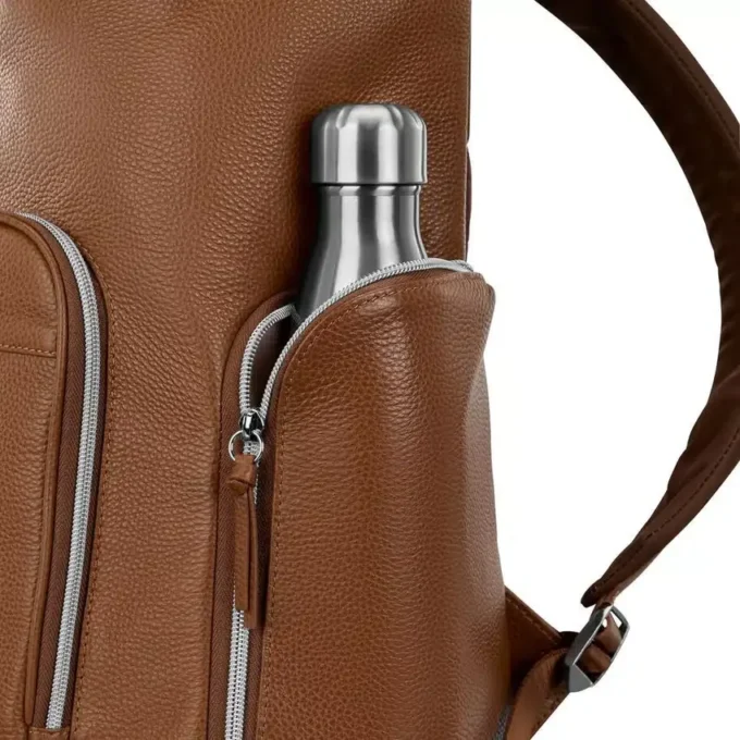 Mobile Solution 2 Deluxe-Rucksack aus Leder