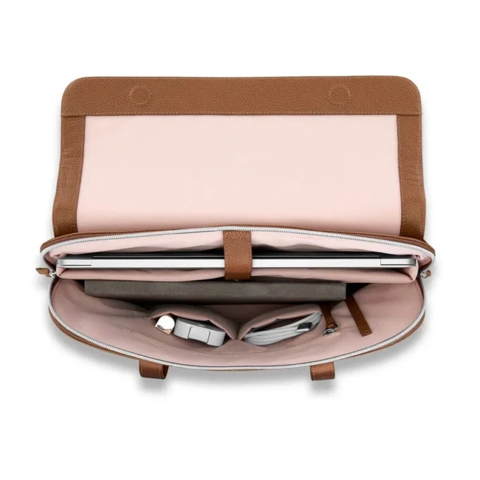 Mobile Solution 2 Leder-Convertible-Aktentasche