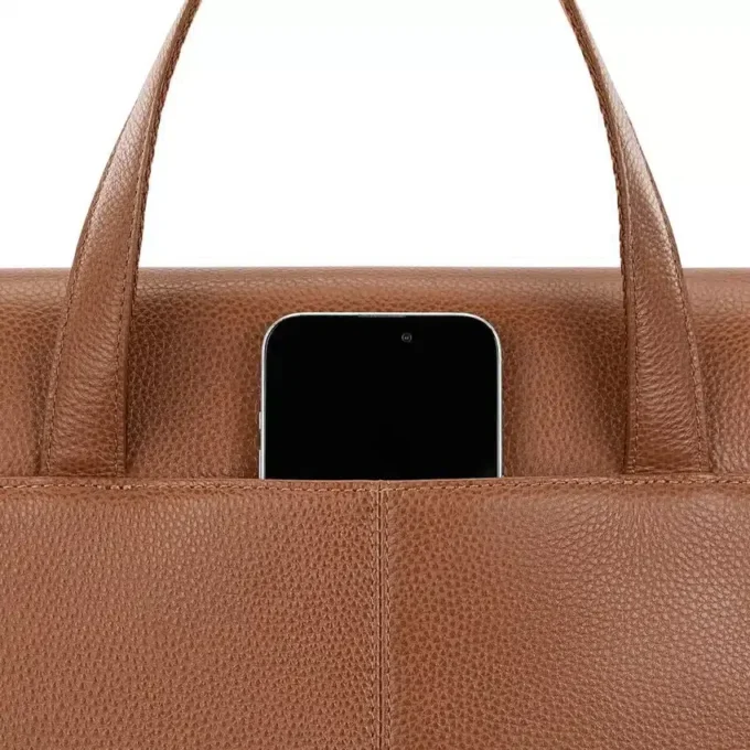 Mobile Solution 2 Leder-Convertible-Aktentasche