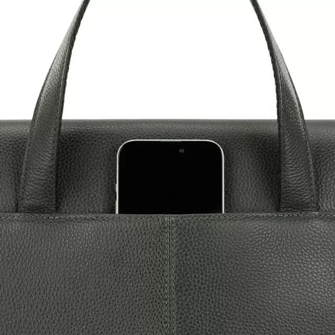 Mobile Solution 2 Leder-Convertible-Aktentasche