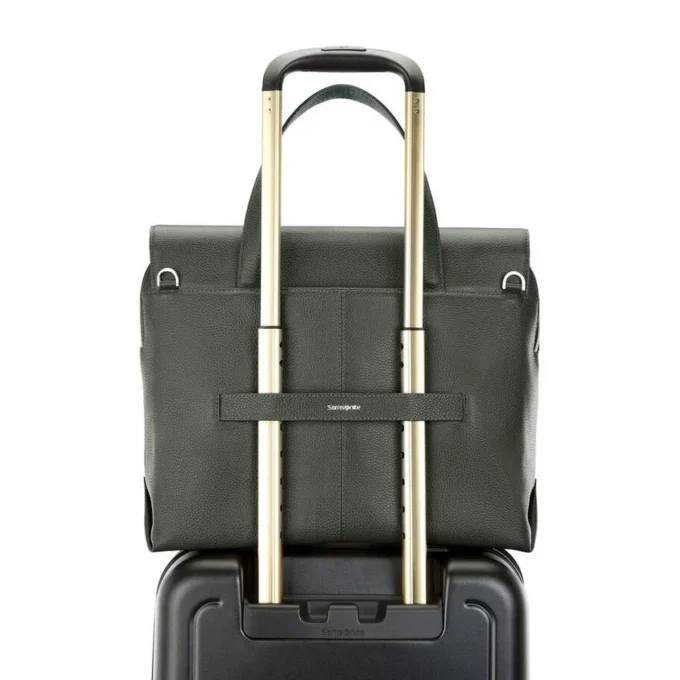Mobile Solution 2 Leder-Convertible-Aktentasche